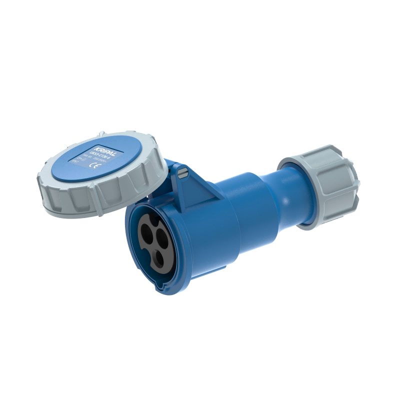 UKS3-C IP67 Cable Mount 3P/4P/5P Industrial Plug Connector 16A CEE Socket
