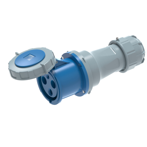 UKS3-C IP67 Cable Mount 3P/4P/5P Industrial Plug Connector 125A CEE Socket