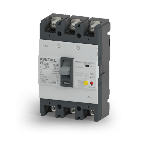 EBS203 Earth Leakage Protection Circuit Breaker 250A 3 Poles ELCB MCCB