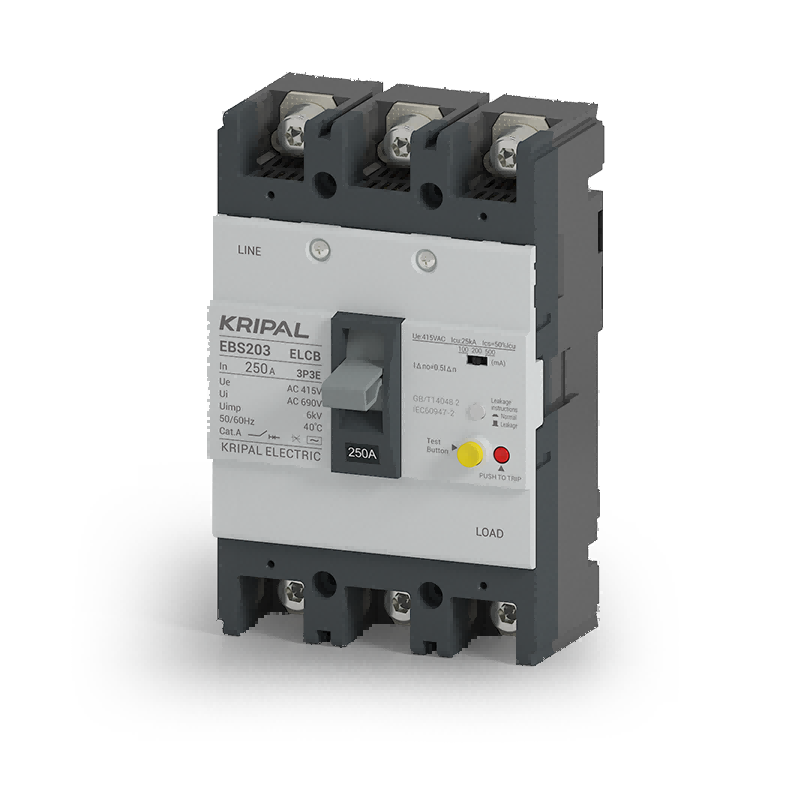 EBS203 Earth Leakage Protection Circuit Breaker 250A 3 Poles ELCB MCCB