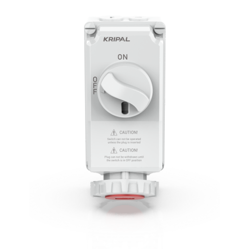 UKS-I IP67 CEE Switched Socket 3P/4P/5P Industrial Interlock Socket 16A/32A/63A CE Certified