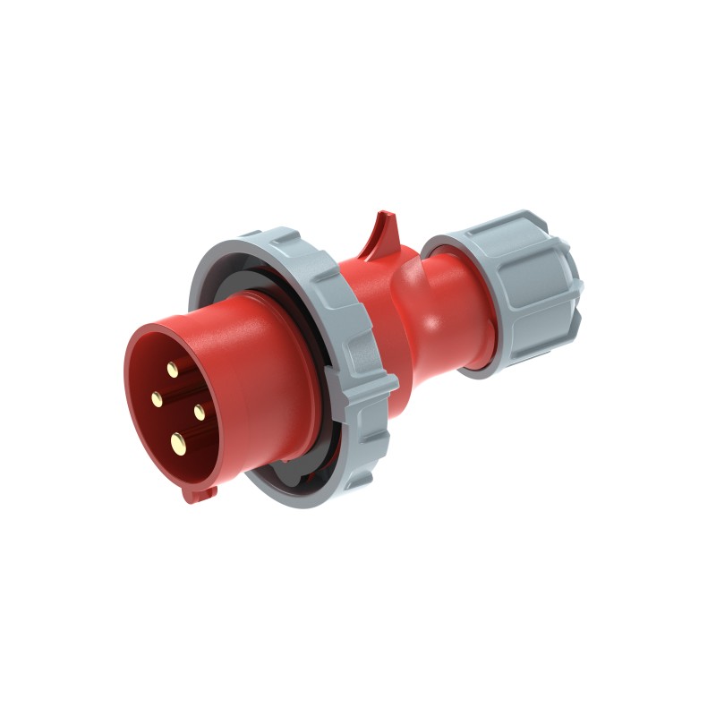 UKS3-A IP67 Cable Mount 3P/4P/5P Industrial CEE Power Plug 16A CE Certified