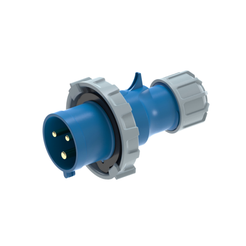 UKS3-A IP67 Cable Mount 3P/4P/5P Industrial CEE Power Plug 32A CE Certified