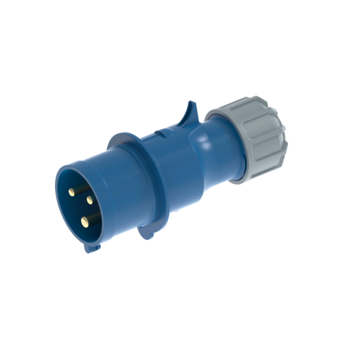 UKS3-A IP44 Cable Mount 3P/4P/5P Industrial CEE Power Plug 32A CE Certified