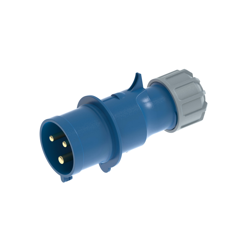 UKS3-A IP44 Cable Mount 3P/4P/5P Industrial CEE Power Plug 32A CE Certified