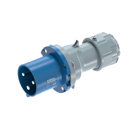 UKS3-A IP44 Cable Mount 3P/4P/5P Industrial CEE Power Plug 63A CE Certified