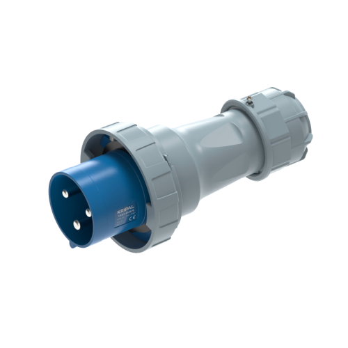 UKS3-A IP67 Cable Mount 3P/4P/5P Industrial CEE Power Plug 125A CE Certified