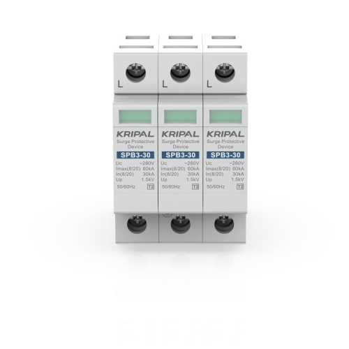 SPB Series AC Power Surge Protector 3Pole 280V SPD 30kA~60kA Surge Arrester