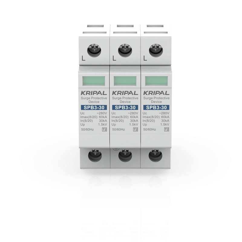 SPB Series AC Power Surge Protector 3Pole 280V SPD 30kA~60kA Surge Arrester