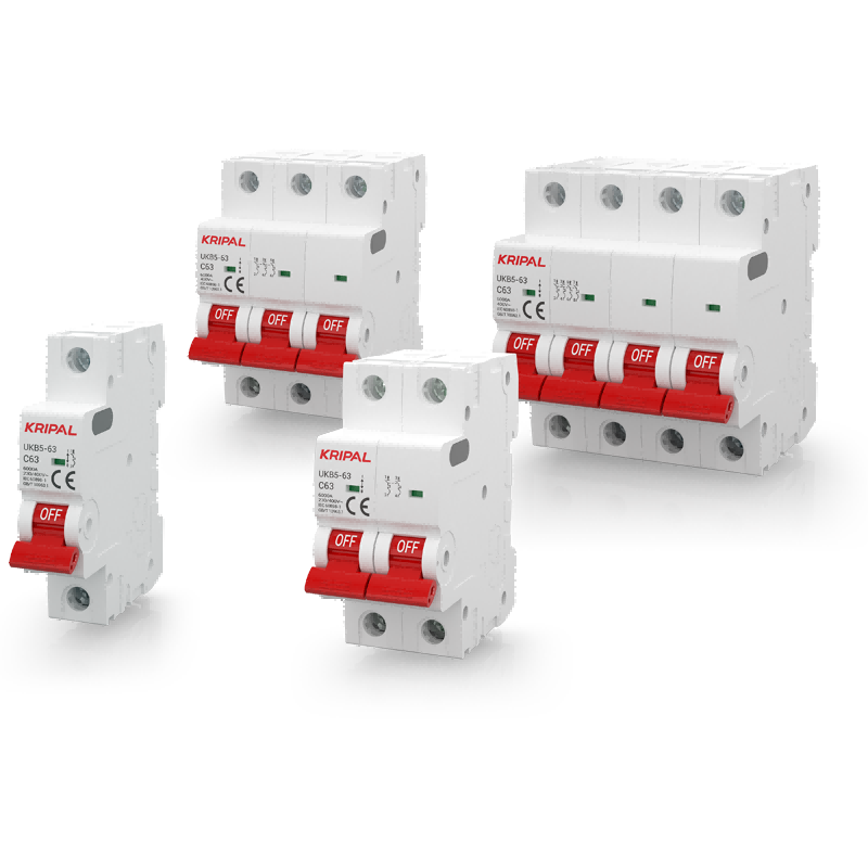 UKB5 MCB 6-63A 1Pole 6kA Semko CE Certified