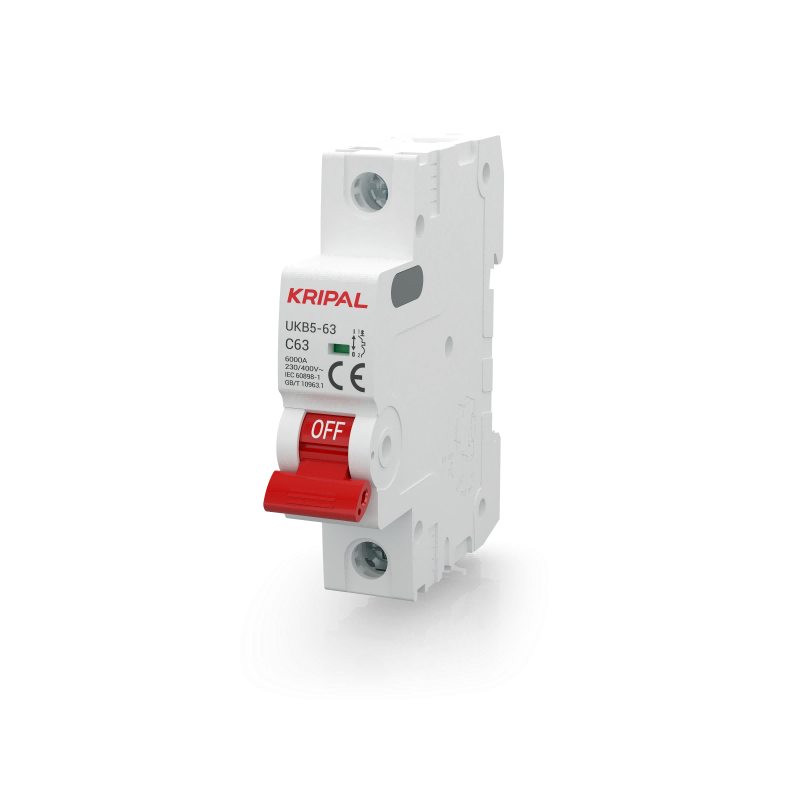 UKB5 MCB 6-63A 1Pole 6kA Semko CE Certified