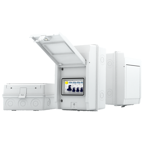 UKE5W Aluminum Enclosure & Consumer Unit – IP66 Rated Combination Box