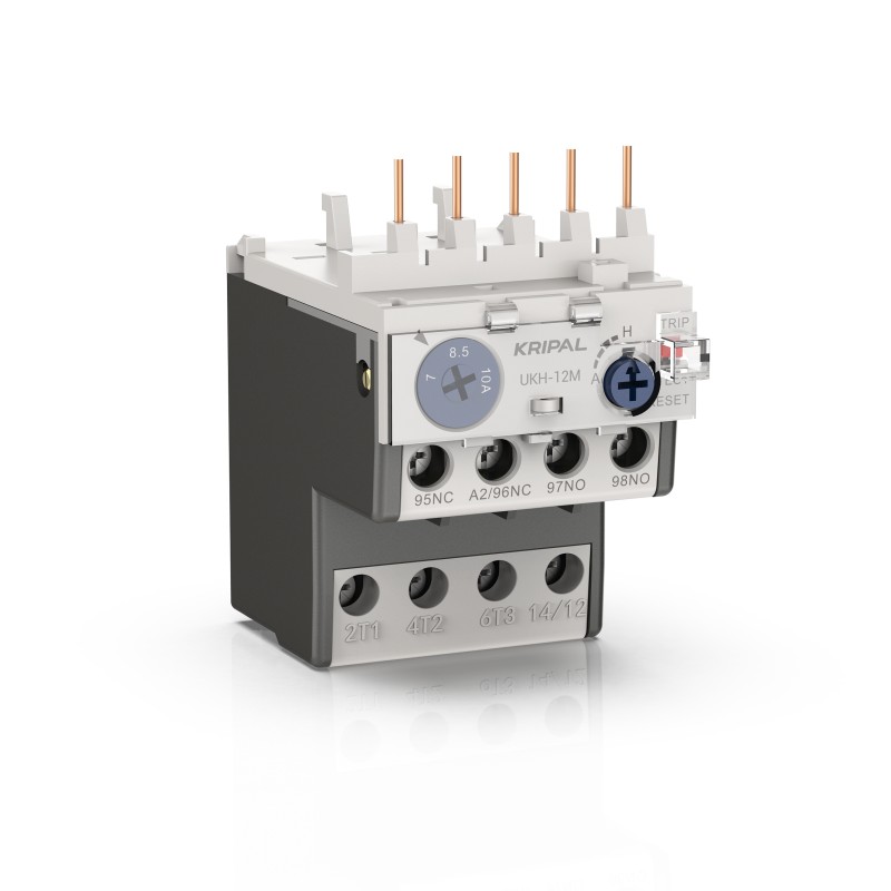 UKH Mini Thermal Overload Relay 0.1-16A Contact Rating 1NO + 1NC