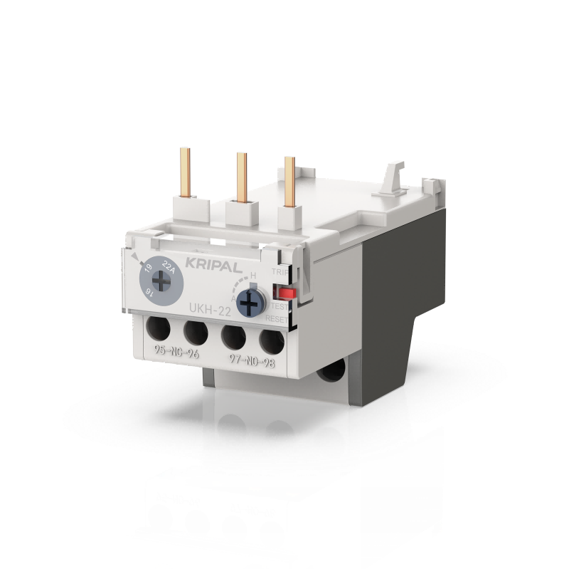 UKH-22 Thermal Overload Relay 0.1-22A Contact Rating 3P 1NO + 1NC UL Listed