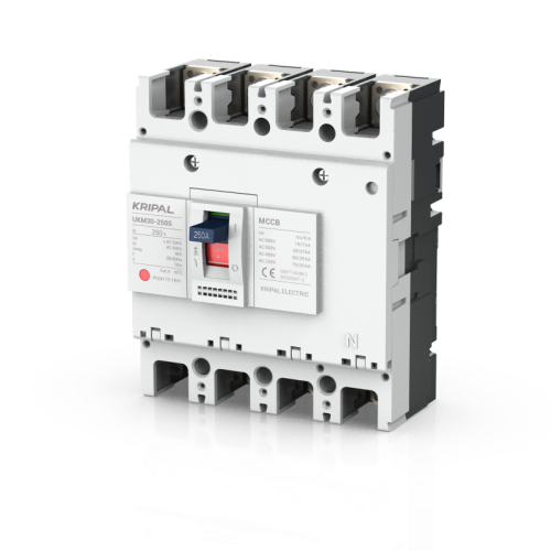 UKM30-250S 4 Pole 250A MCCB Moulded Case Circuit Breaker CE Certified