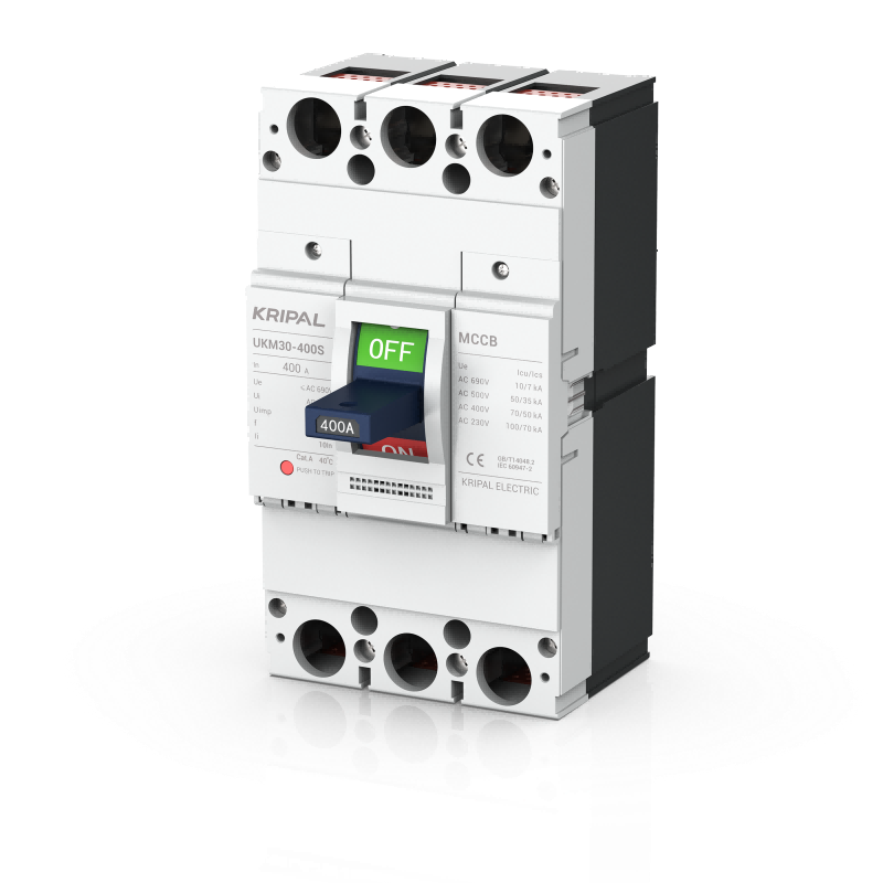 UKM30-400S 3 Pole 400A MCCB Moulded Case Circuit Breaker CE Certified