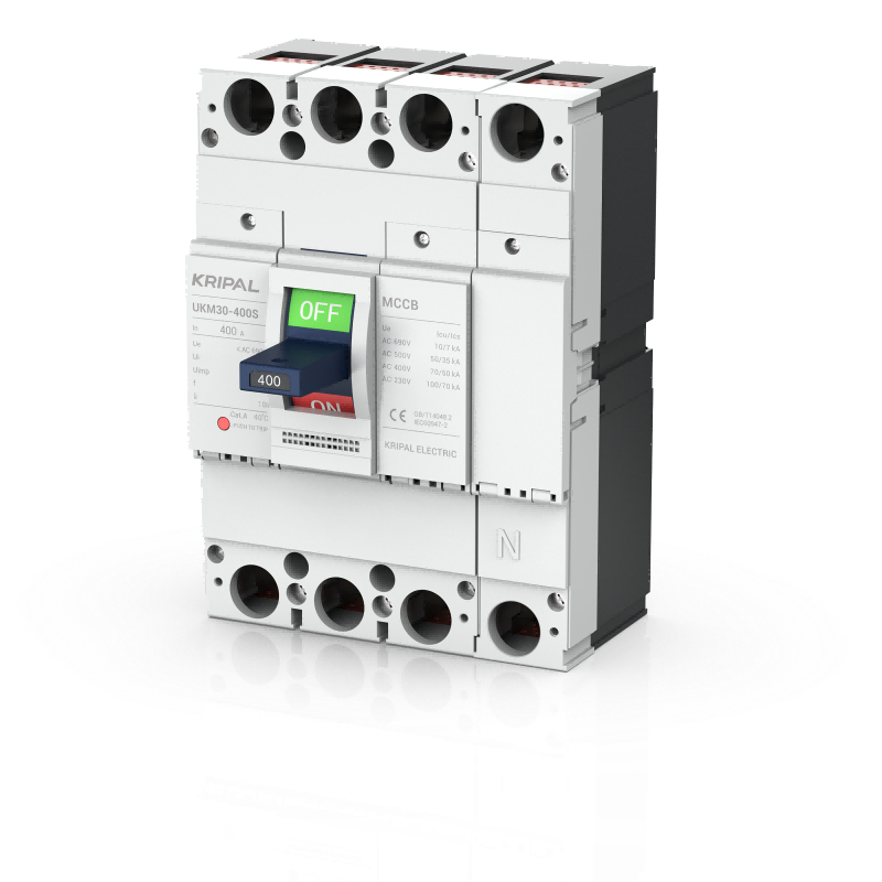 UKM30-400S 4 Pole 400A MCCB Moulded Case Circuit Breaker CE Certified