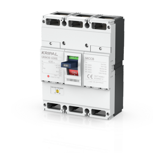UKM30-630S 3 Pole 630A MCCB Moulded Case Circuit Breaker CE Certified