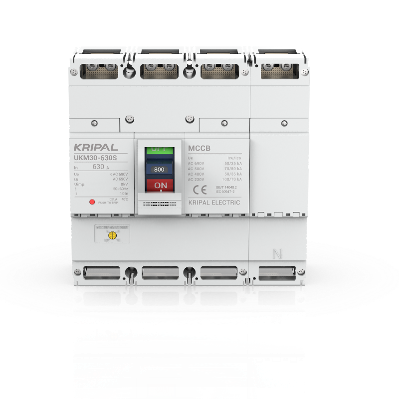 UKM30-630S 4 Pole 630A MCCB Moulded Case Circuit Breaker CE Certified