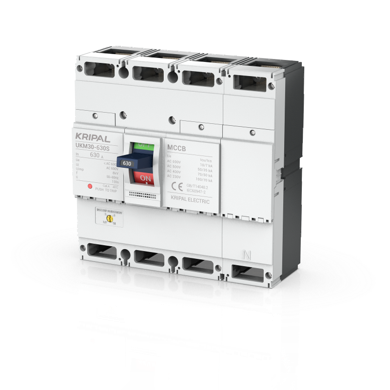 UKM30-630S 4 Pole 630A MCCB Moulded Case Circuit Breaker CE Certified