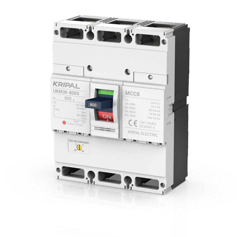 UKM30-800S 3 Pole 800A MCCB Moulded Case Circuit Breaker CE Certified