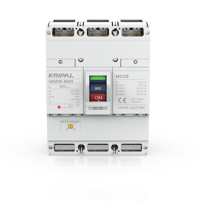 UKM30-800S 3 Pole 800A MCCB Moulded Case Circuit Breaker CE Certified