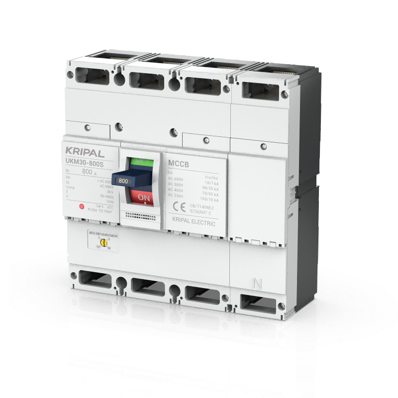 UKM30-800S 4 Pole 800A MCCB Moulded Case Circuit Breaker CE Certified