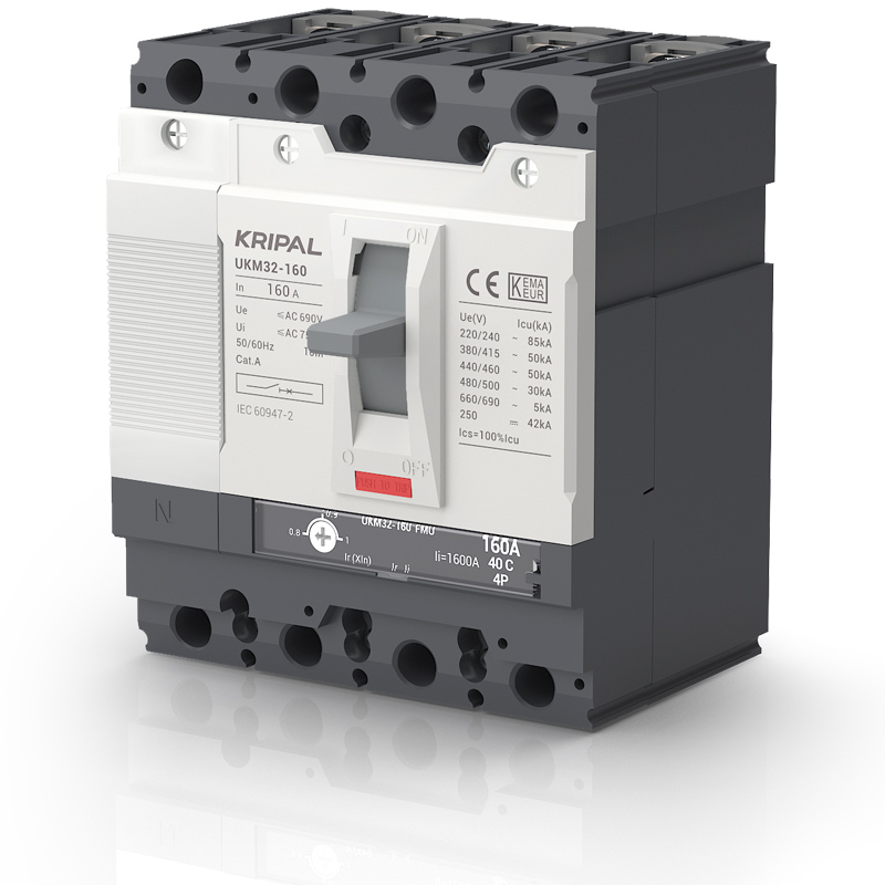 UKM32 Adjustable MCCB 160A 3 Poles/4 Poles Moulded Case Circuit Breaker