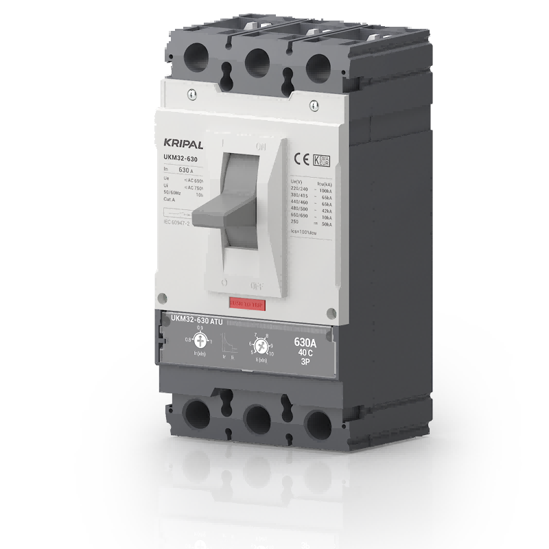UKM32 Adjustable MCCB 630A 3 Poles/4 Poles Moulded Case Circuit Breaker