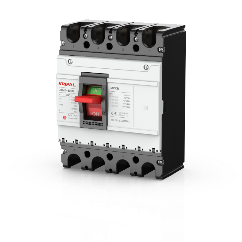 UKM5-400 MCCB 4 Pole 400A Moulded Case Circuit Breaker CE Certified