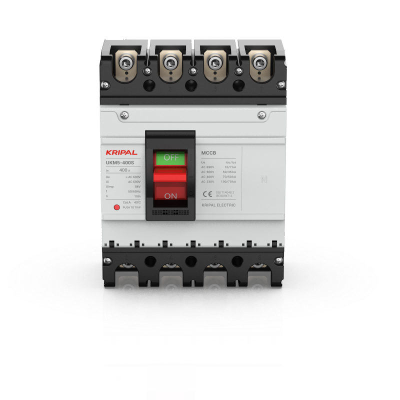 UKM5-400 MCCB 4 Pole 400A Moulded Case Circuit Breaker CE Certified