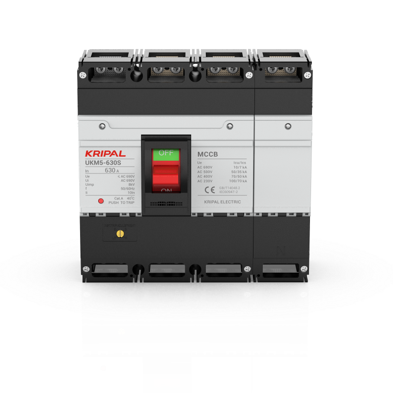 UKM5-630 MCCB 4 Pole 630A Moulded Case Circuit Breaker CE Certified