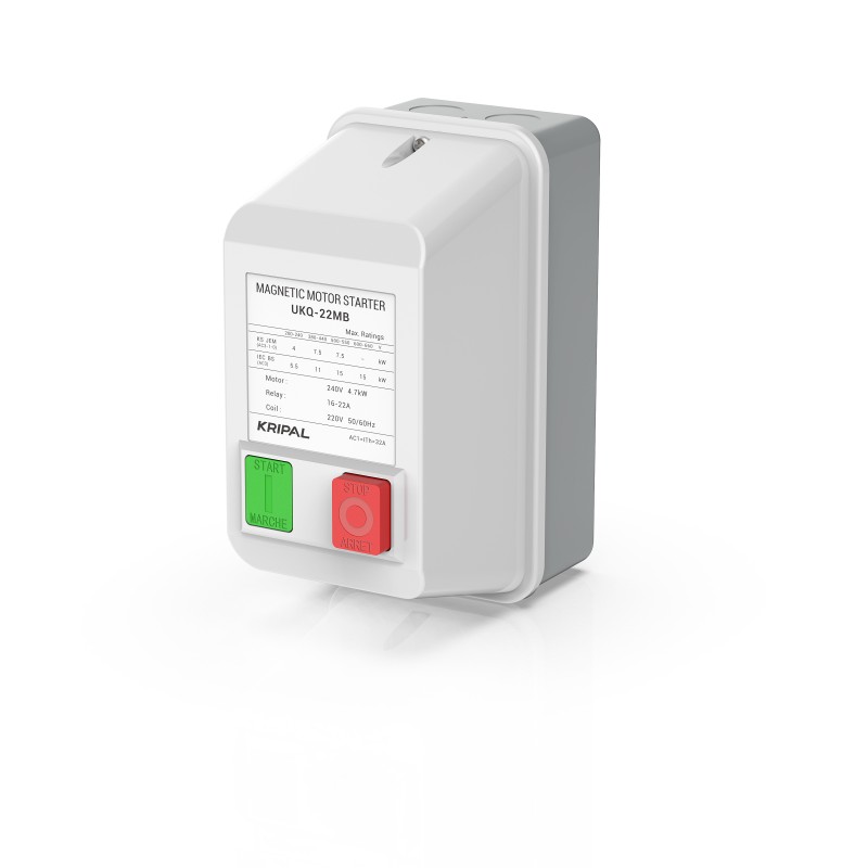 UKQ-22MB Magnetic Starter 9/12/18/22A DOL Starter 3 Phase IP44