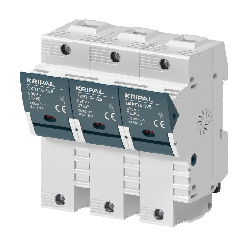 UKRT18 AC Fuse Holder 1P/2P/3P 125A for 22 x 58 Fuse CE Certified