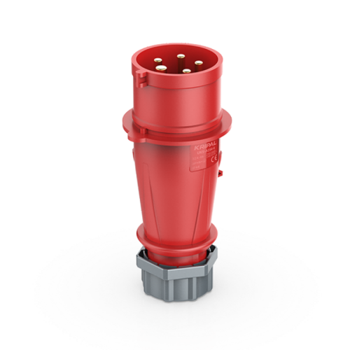 UKS-A IP44 Cable Mount 3P/4P/5P Industrial CEE Power Plug 16A/32A CE Certified