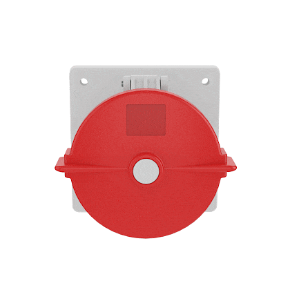 UKS-B IP67 Panel Mount 3P/4P/5P Industrial Power Socket 125A CEE Socket