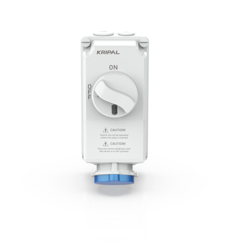 UKS-I IP44 CEE Switched Socket 3P/4P/5P Industrial Interlock Socket 16A/32A/63A CE Certified