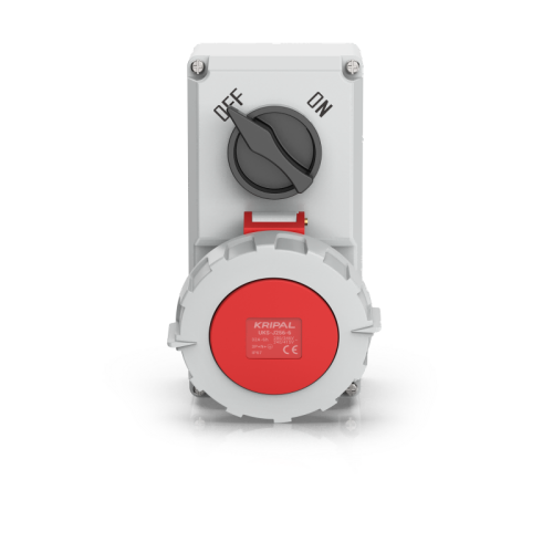 UKS-J IP67 CEE Switched Socket 3P/4P/5P Industrial Interlock Socket 16A/32A CE Certified