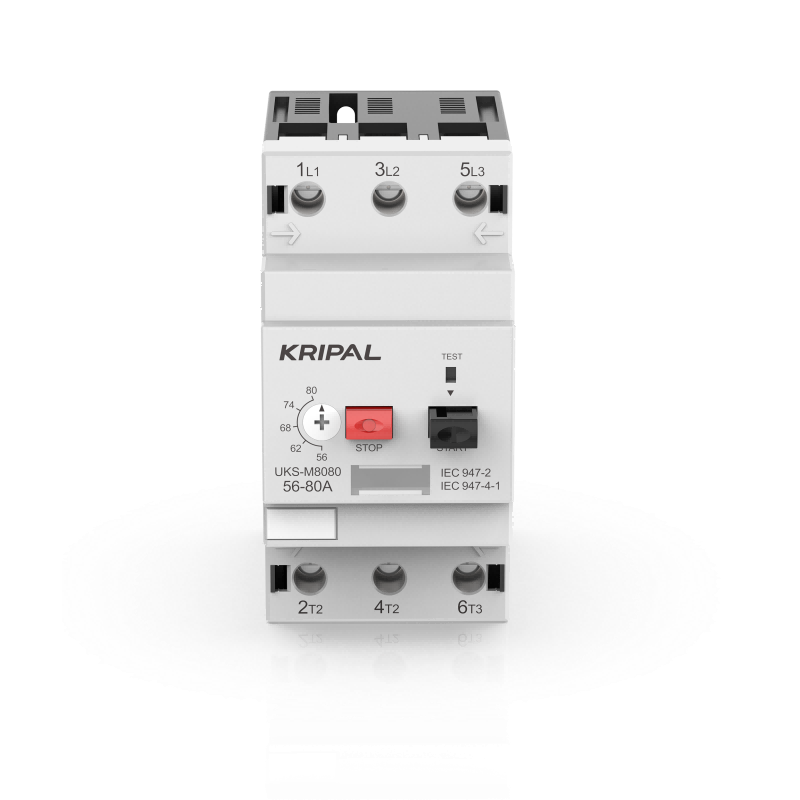 UKS-M80 Motor Protection Circuit Breaker 16~80A 690V Current Adjustment Range 56-80A