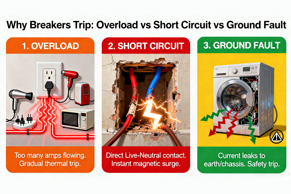 Common Causes of Circuit Breaker Tripping