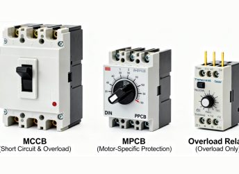 MCCB vs MPCB vs Overload Relay for Motor Protection