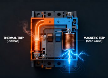 How a Thermal‑Magnetic Circuit Breaker Detects Overload and Short Circuit Conditions