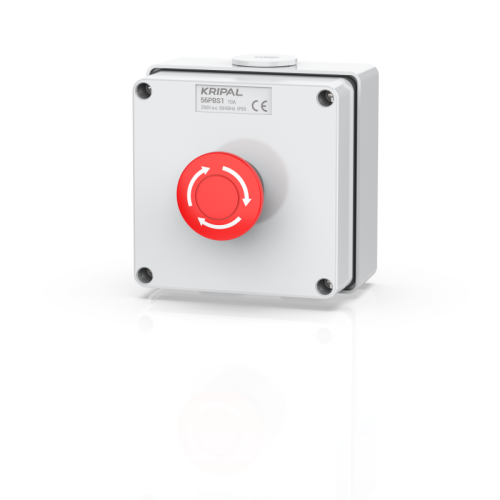56PS1 Push-button Control Station 10A Emergency stop station with mushroom head IP66 Weatherproof Switch