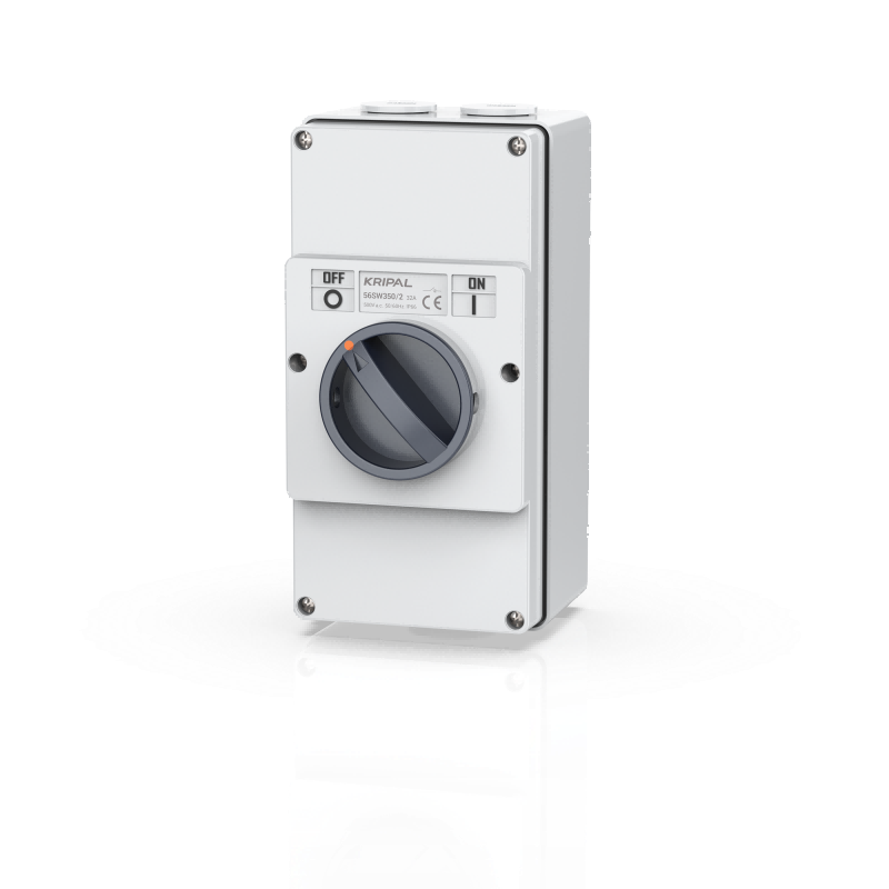 56SW Waterproof Isolator Switch 3P 500V 50A/63A IP66 Rotary Switch Surface Mount