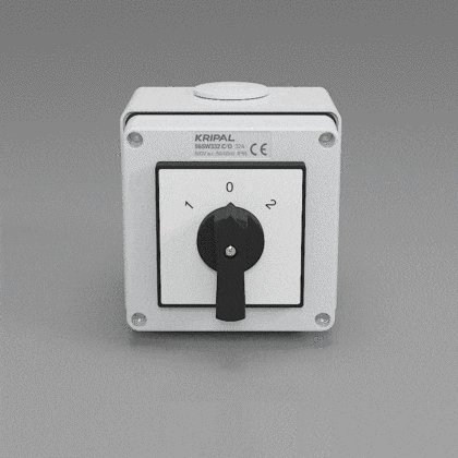 56SW Changeover Switch Reverse Socket 3 Pole 500V 63A IP66 Waterproof Rotary Isolator Switch