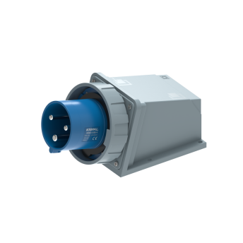 UKS3-D IP67 Wall Mount Industrial Power Plug 3P/4P/5P 63A CEE Plug