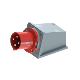 UKS3-D IP44 Wall Mount Industrial Power Plug 3P/4P/5P 63A CEE Plug