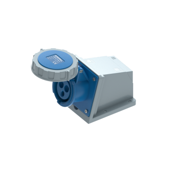 UKS3-F IP67 Wall Mount Industrial Power Socket 3P/4P/5P 16A CEE Socket
