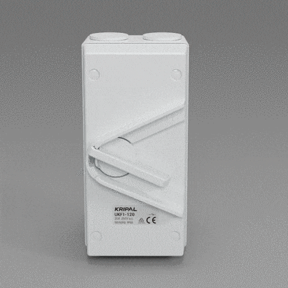 UKF1 Weatherproof Isolating Switch 1/2/3/4P 20A 35A 63A Outdoor Isolator Switch IP66