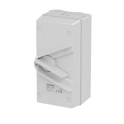 UKF1 Weatherproof Isolating Switch 1/2/3/4P 20A 35A 63A Outdoor Isolator Switch IP66